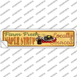 Farm Fresh Maple Syrup Novelty Narrow Sticker Decal