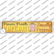 Farm Fresh Popcorn Novelty Narrow Sticker Decal