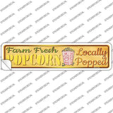 Farm Fresh Popcorn Novelty Narrow Sticker Decal