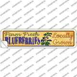 Farm Fresh Blueberries Novelty Narrow Sticker Decal