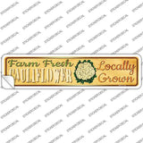 Farm Fresh Cauliflower Novelty Narrow Sticker Decal