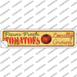 Farm Fresh Tomatoes Novelty Narrow Sticker Decal