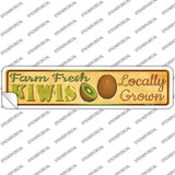 Farm Fresh Kiwis Novelty Narrow Sticker Decal