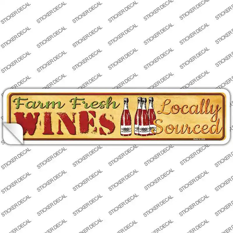 Farm Fresh WiNovelty Narrow Sticker Decal