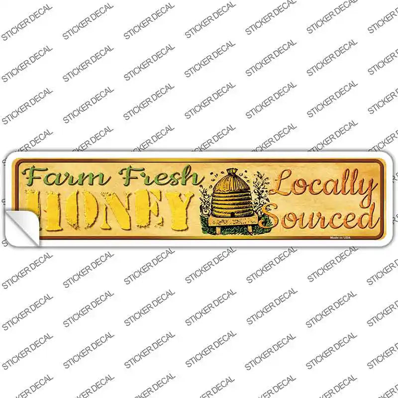 Farm Fresh Honey Novelty Narrow Sticker Decal