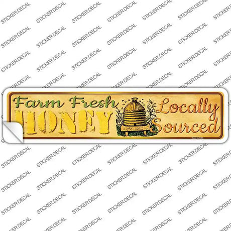 Farm Fresh Honey Novelty Narrow Sticker Decal