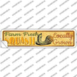 Farm Fresh Squash Novelty Narrow Sticker Decal