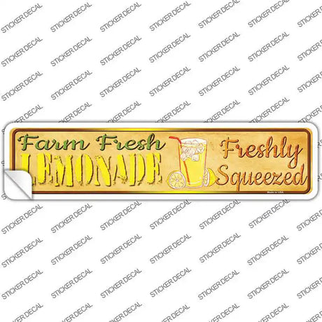Farm Fresh Lemonade Novelty Narrow Sticker Decal