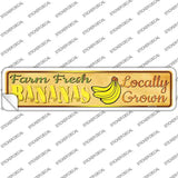 Farm Fresh Bananas Novelty Narrow Sticker Decal