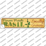 Farm Fresh Basil Novelty Narrow Sticker Decal