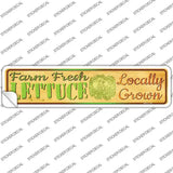 Farm Fresh Lettuce Novelty Narrow Sticker Decal