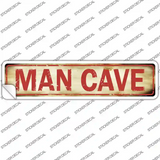 Man Cave Novelty Narrow Sticker Decal