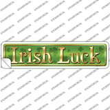 Irish Luck Novelty Narrow Sticker Decal