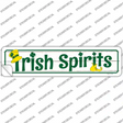 Irish Spirits Novelty Narrow Sticker Decal