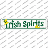 Irish Spirits Novelty Narrow Sticker Decal