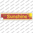 Hello Sunshine Pink Novelty Narrow Sticker Decal