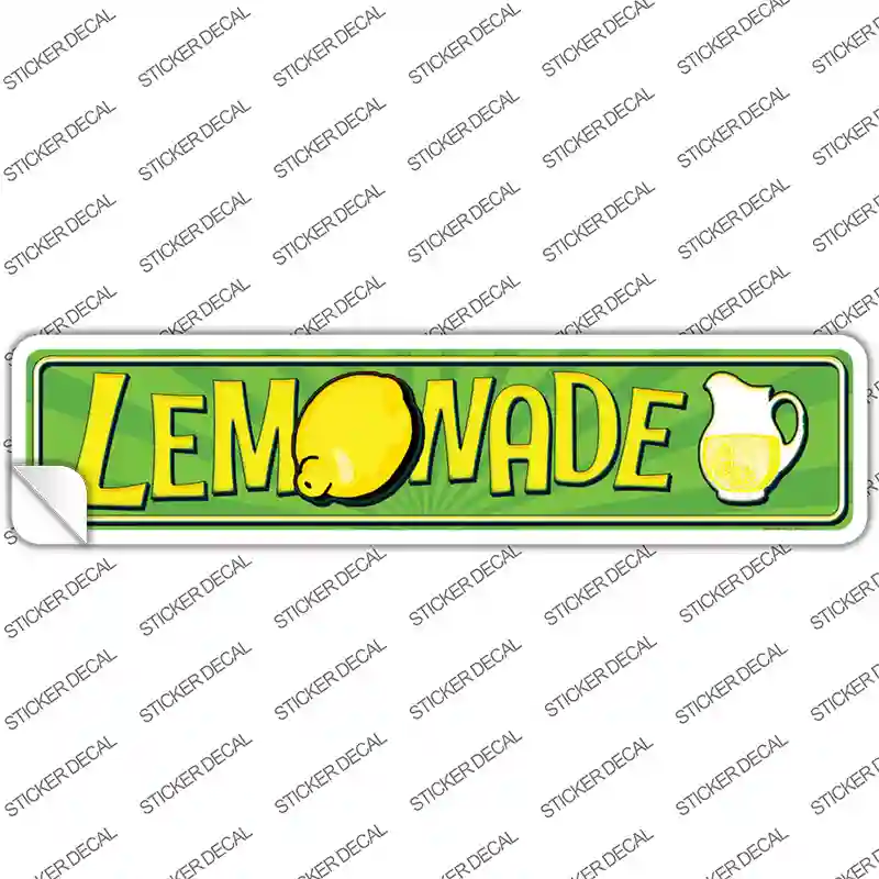 Lemonade Novelty Narrow Sticker Decal