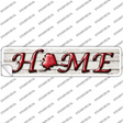 Alaska Home Outline Novelty Narrow Sticker Decal