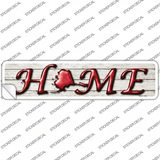 Alaska Home Outline Novelty Narrow Sticker Decal