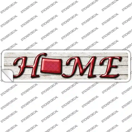 Colorado Home Outline Novelty Narrow Sticker Decal