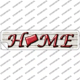 Connecticut Home Outline Novelty Narrow Sticker Decal