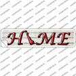 Delaware Home Outline Novelty Narrow Sticker Decal