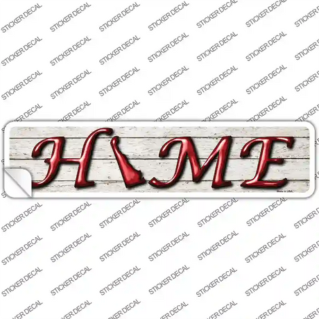 Delaware Home Outline Novelty Narrow Sticker Decal
