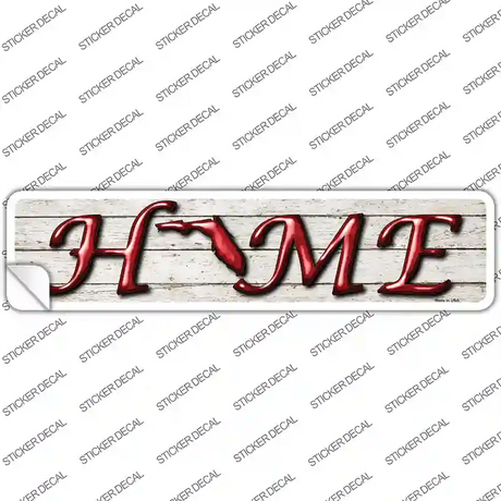 Florida Home Outline Novelty Narrow Sticker Decal