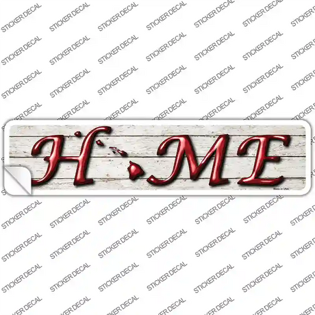 Hawaii Home Outline Novelty Narrow Sticker Decal