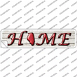 Illinois Home Outline Novelty Narrow Sticker Decal