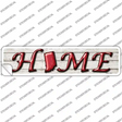 Indiana Home Outline Novelty Narrow Sticker Decal