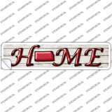 Kansas Home Outline Novelty Narrow Sticker Decal
