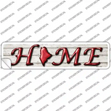Maine Home Outline Novelty Narrow Sticker Decal