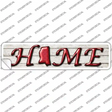 Mississippi Home Outline Novelty Narrow Sticker Decal