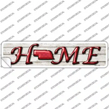 Nebraska Home Outline Novelty Narrow Sticker Decal