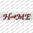 North Carolina Home Outline Novelty Narrow Sticker Decal