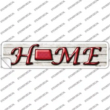 North Dakota Home Outline Novelty Narrow Sticker Decal