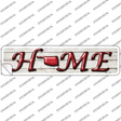 Oklahoma Home Outline Novelty Narrow Sticker Decal