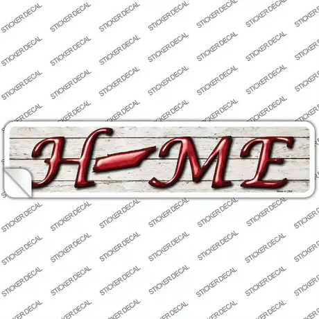 Tennessee Home Outline Novelty Narrow Sticker Decal
