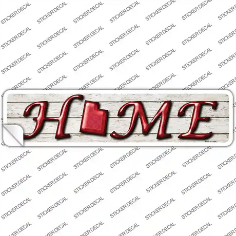 Utah Home Outline Novelty Narrow Sticker Decal