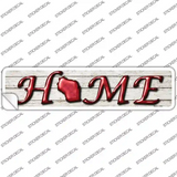 Wisconsin Home Outline Novelty Narrow Sticker Decal
