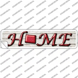 Wyoming Home Outline Novelty Narrow Sticker Decal