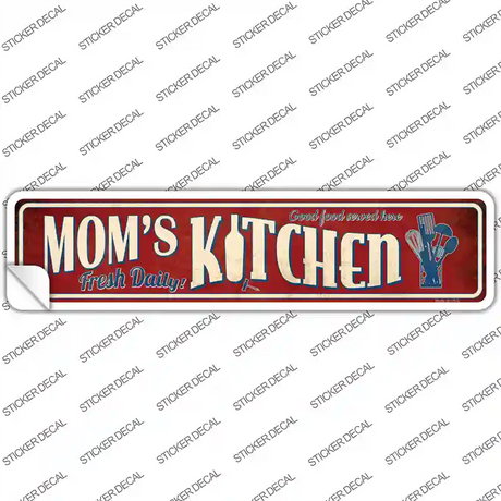 Moms Kitchen Novelty Narrow Sticker Decal