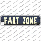 Fart Zone Novelty Narrow Sticker Decal