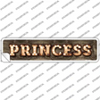 Princess Bulb Lettering Novelty Narrow Sticker Decal