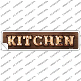 Kitchen Bulb Lettering Novelty Narrow Sticker Decal