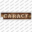 Garage Bulb Lettering Novelty Narrow Sticker Decal