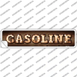 Gasoline Bulb Lettering Novelty Narrow Sticker Decal