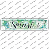 Splash Zone Novelty Narrow Sticker Decal