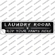 Laundry Room Novelty Narrow Sticker Decal
